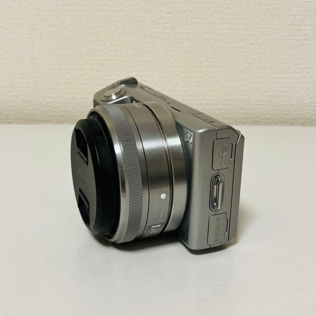 SONY ミラーレス一眼NEX-5 カメラエラー品 単焦点レンズ付