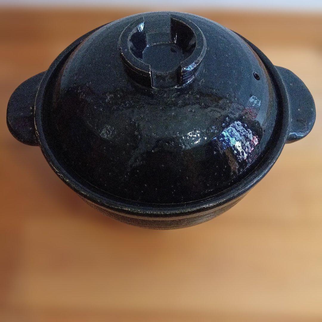 レトロ 長谷園 ２合 かまどさん 土鍋