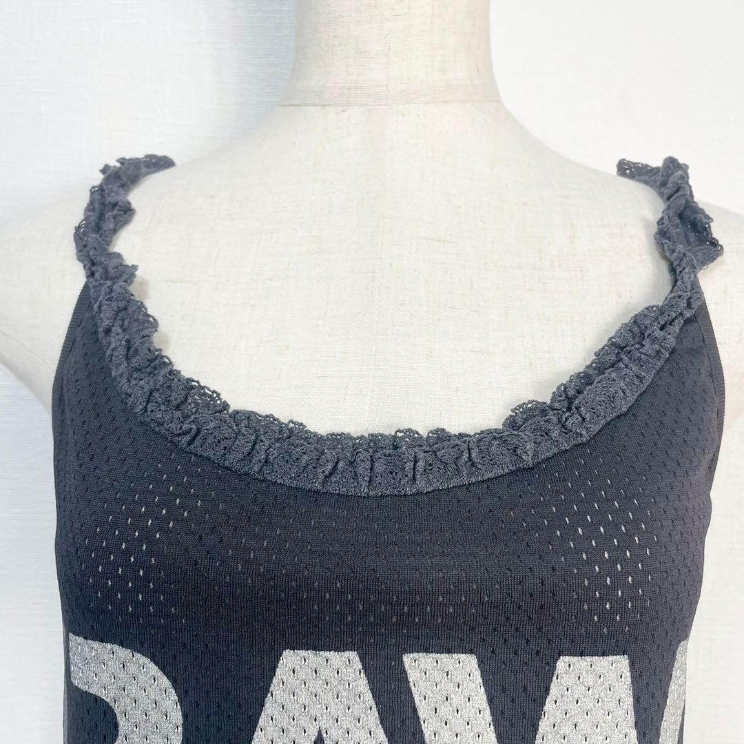 y2k✨️ 00s HYSTERIC GLAMOUR ロゴ メッシュ キャミソール