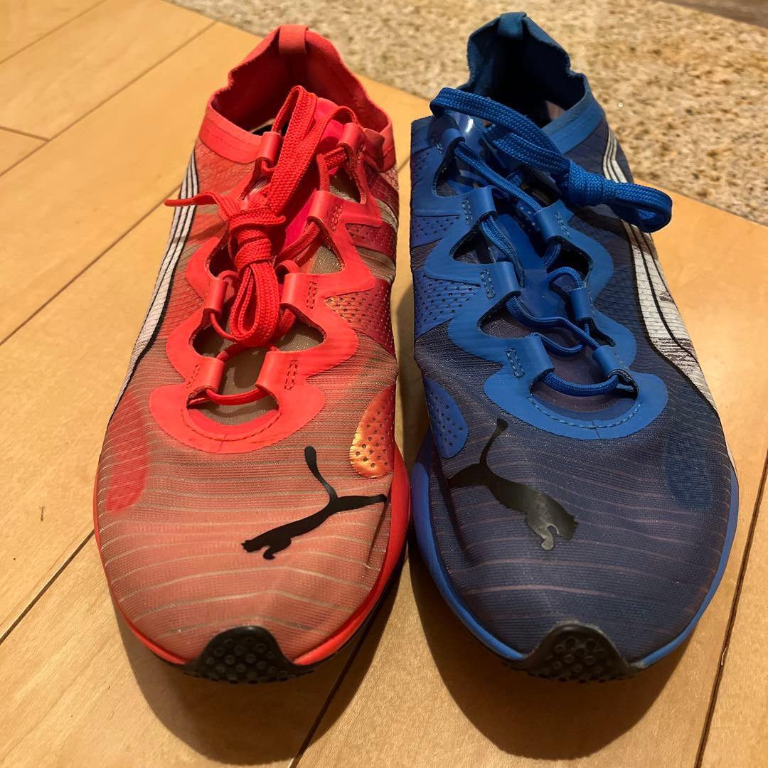 【美品】25cm プーマ ファストフォワード ニトロ エリート ステップ袋付き