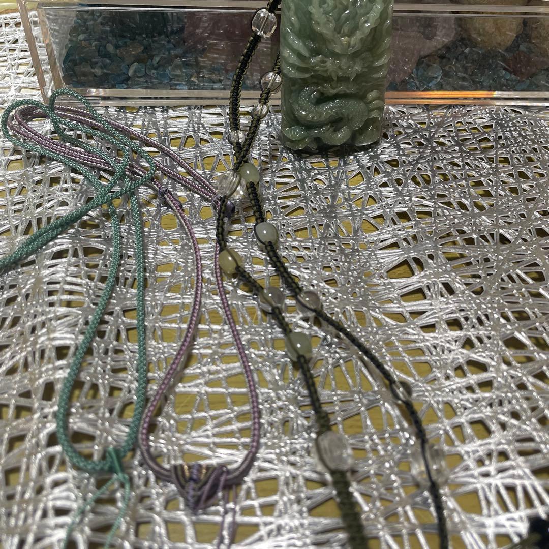 本翡翠　龍彫り(国内鑑定書付き)