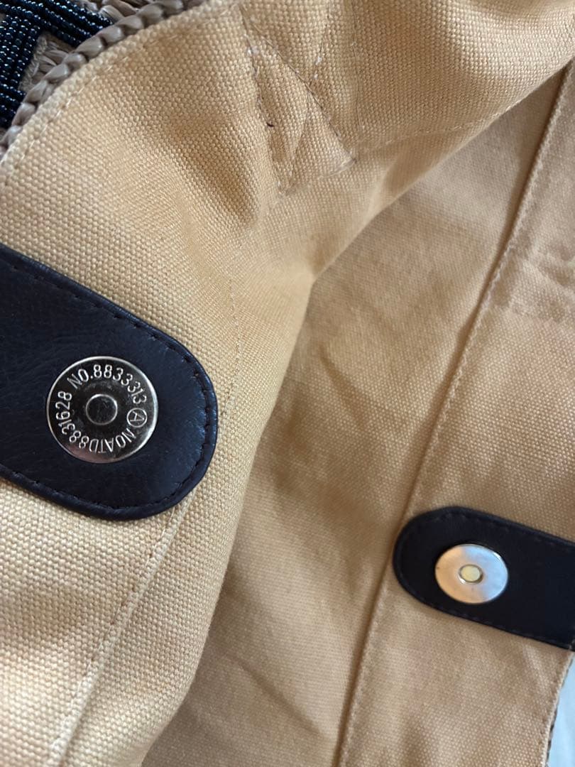 雑誌掲載　NINA BAGS ラフィアトートバッグ　レギュラー