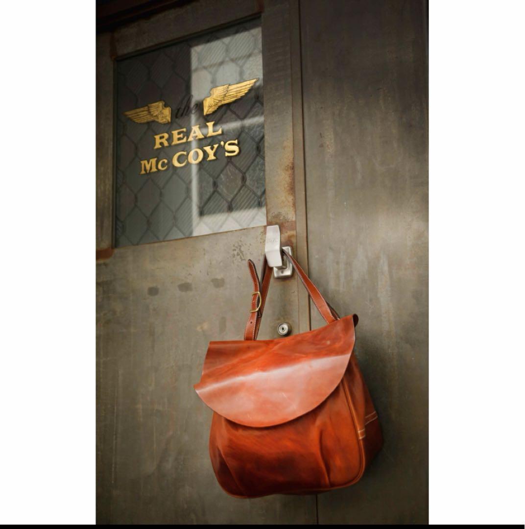 リアルマッコイズ FRONT-QUARTER ホースハイドMAIL BAG
