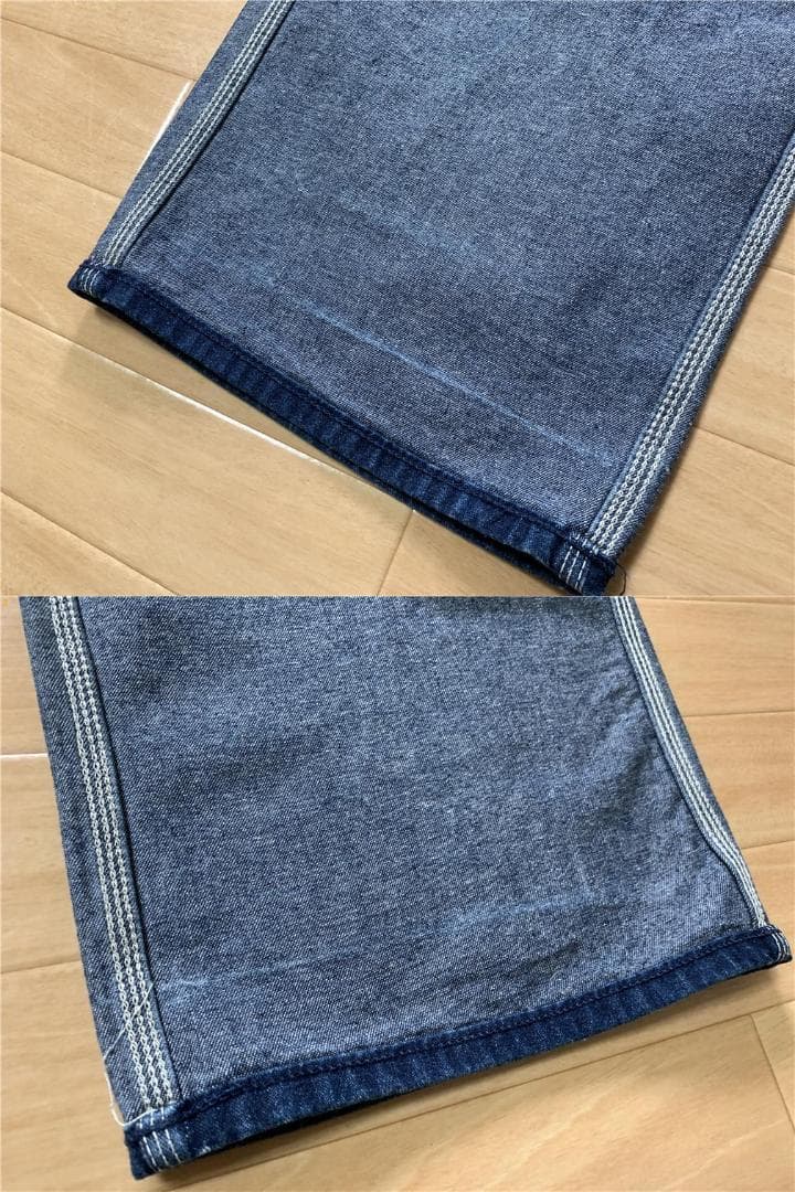 Lee 日本製☆ワイドオーバーオール☆レトロデニム☆メンズL・レディースLL