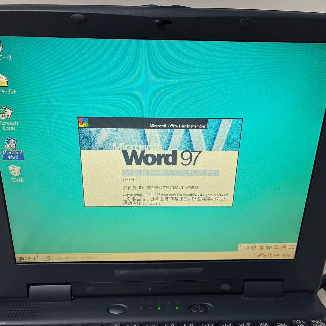 SSD換装 NEC PC-9821 Nw150 昭和レトロ ゲーム MS-DOS
