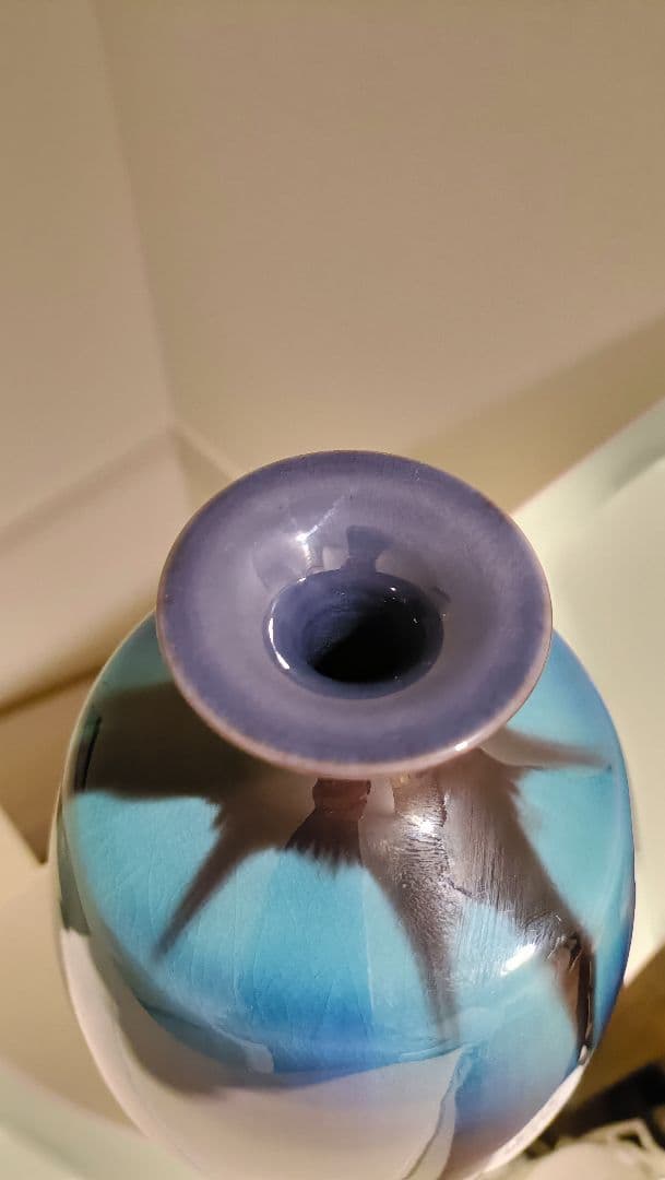 D*i様 徳田八十吉 壷 人間国宝 赤銘 九谷焼 箱無し