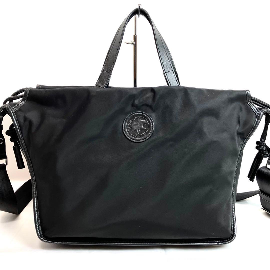 【未使用級】ハンティングワールド　トートバッグ　2way A4 ビジネス