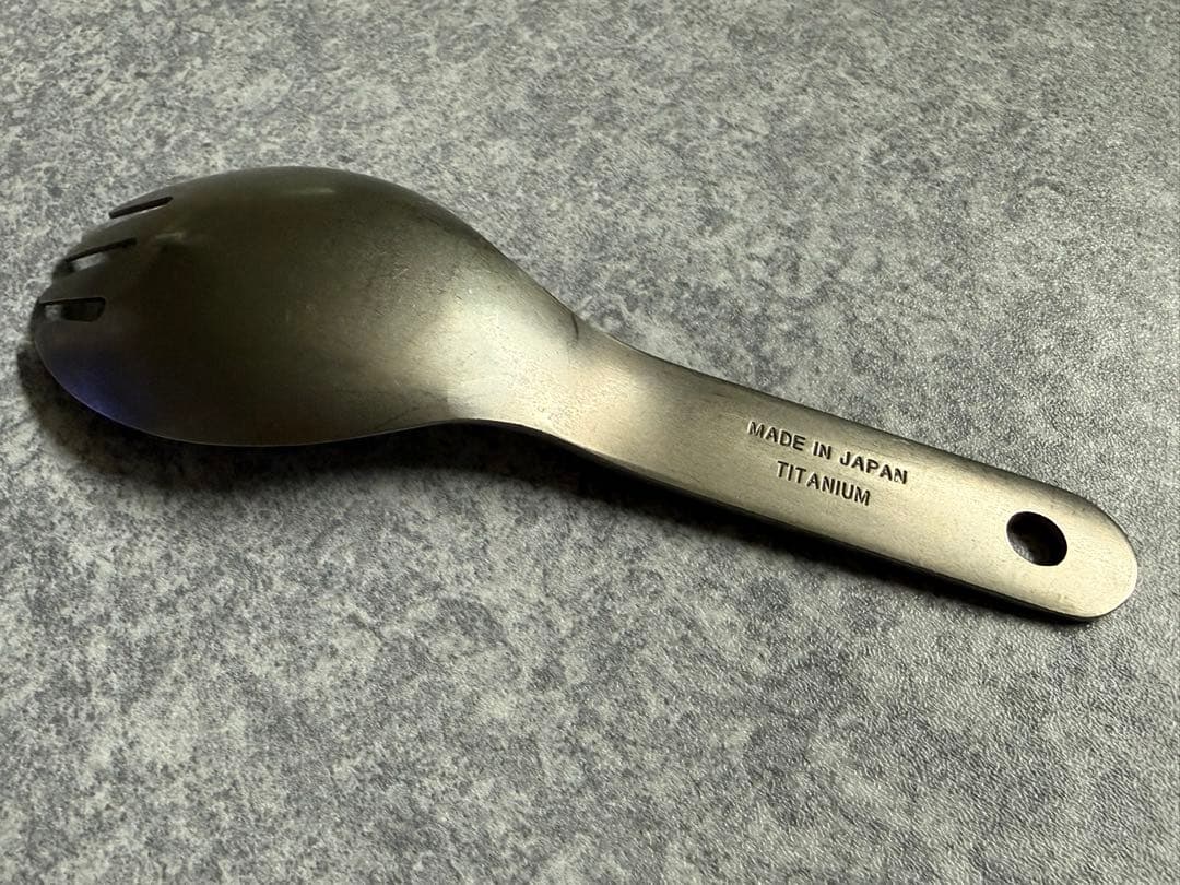 スノーピーク チタン先割れスプーンショート