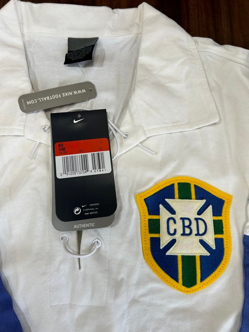 限定値下‼️超貴重‼️ブラジル代表•ユニフォーム新品・未使用　ホワイトUS−L