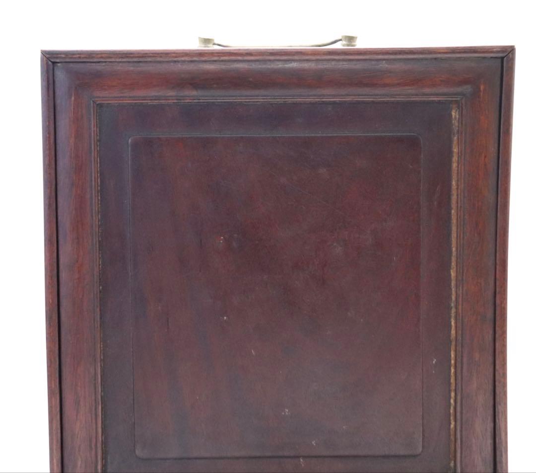 貴重　唐三彩　踏馬　紅木箱　時代物　送料込み250118