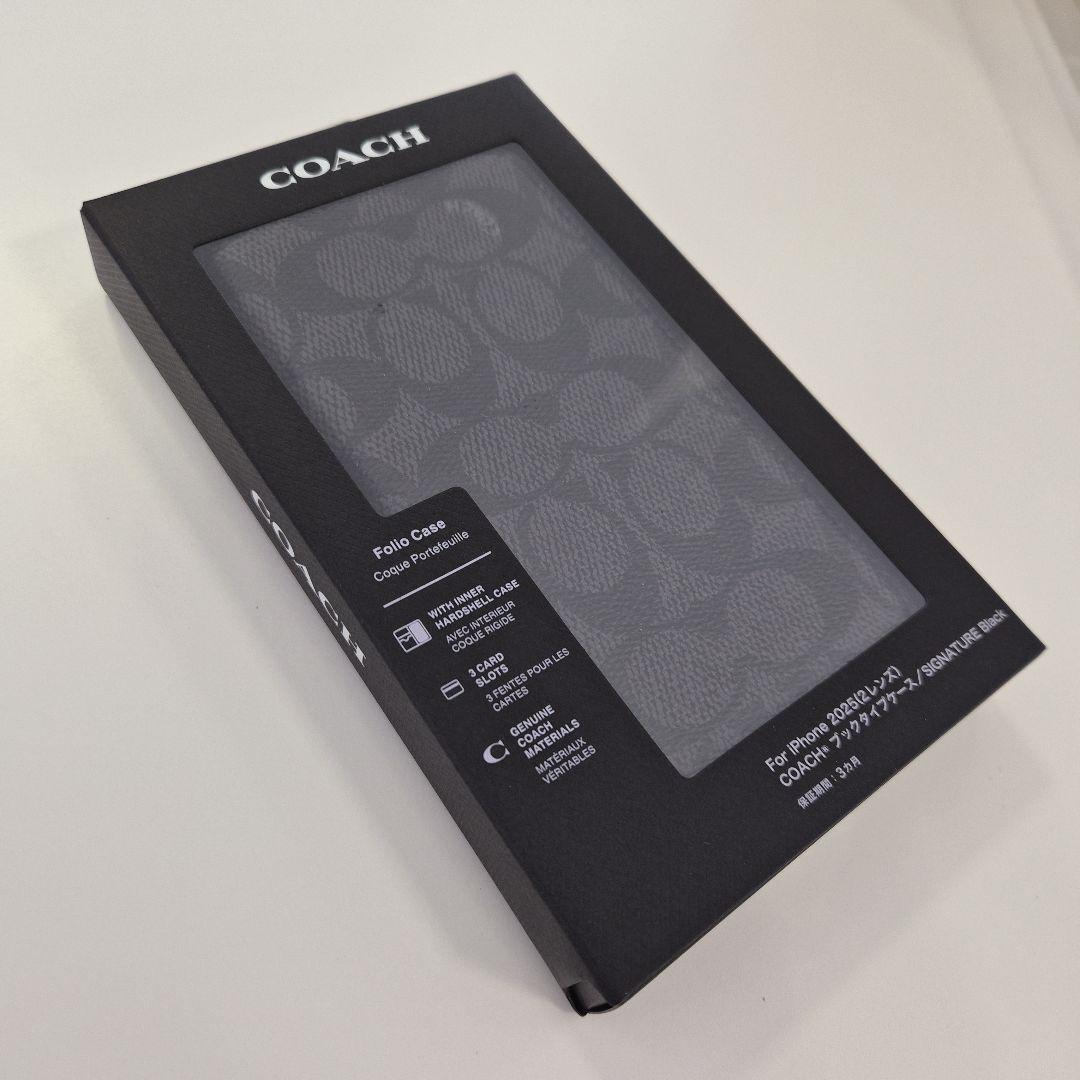 iPhone17 COACH（R）ブックタイプケース