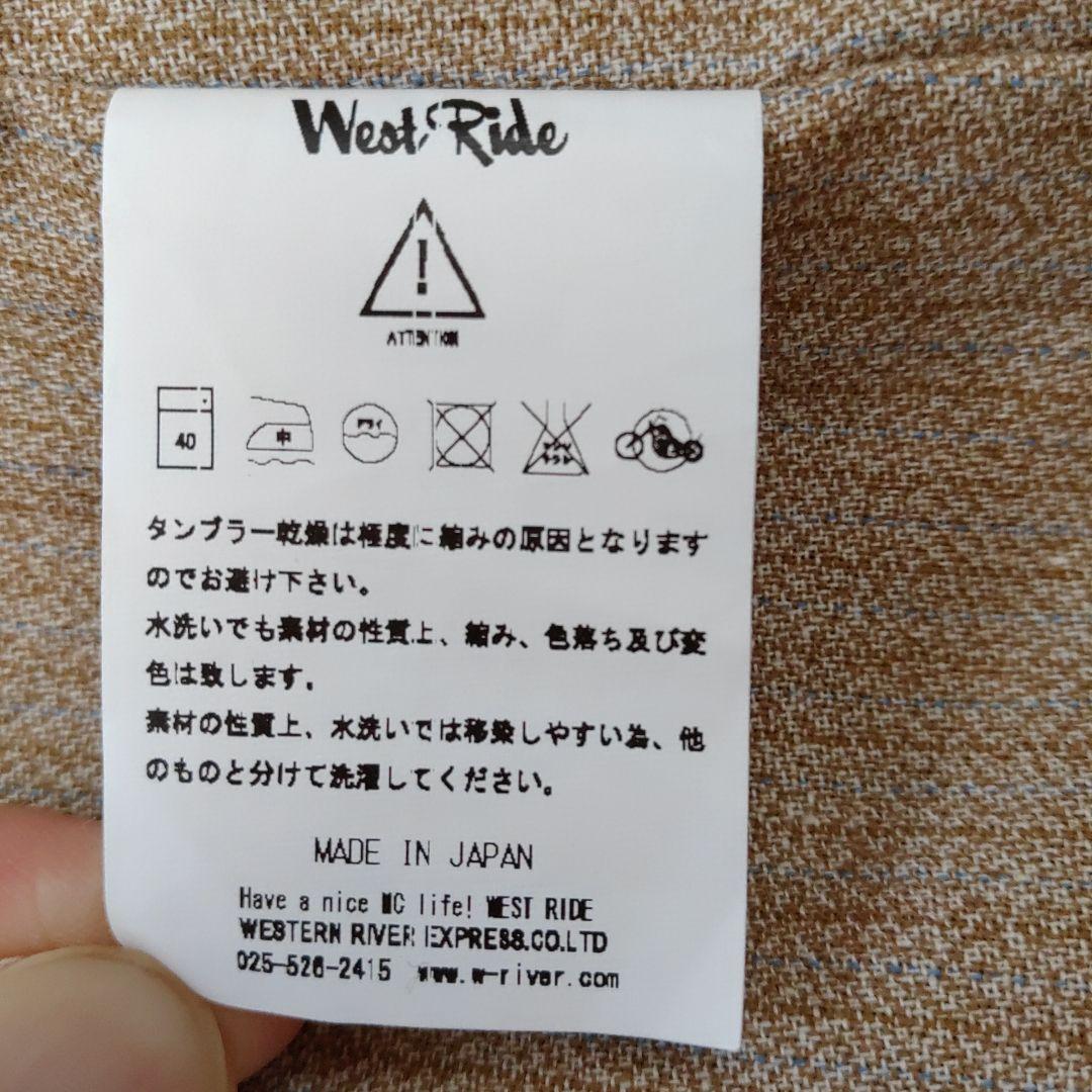 極美品　WESTRIDE CYCLE TOGS ベスト 38サイズ ダークグレー
