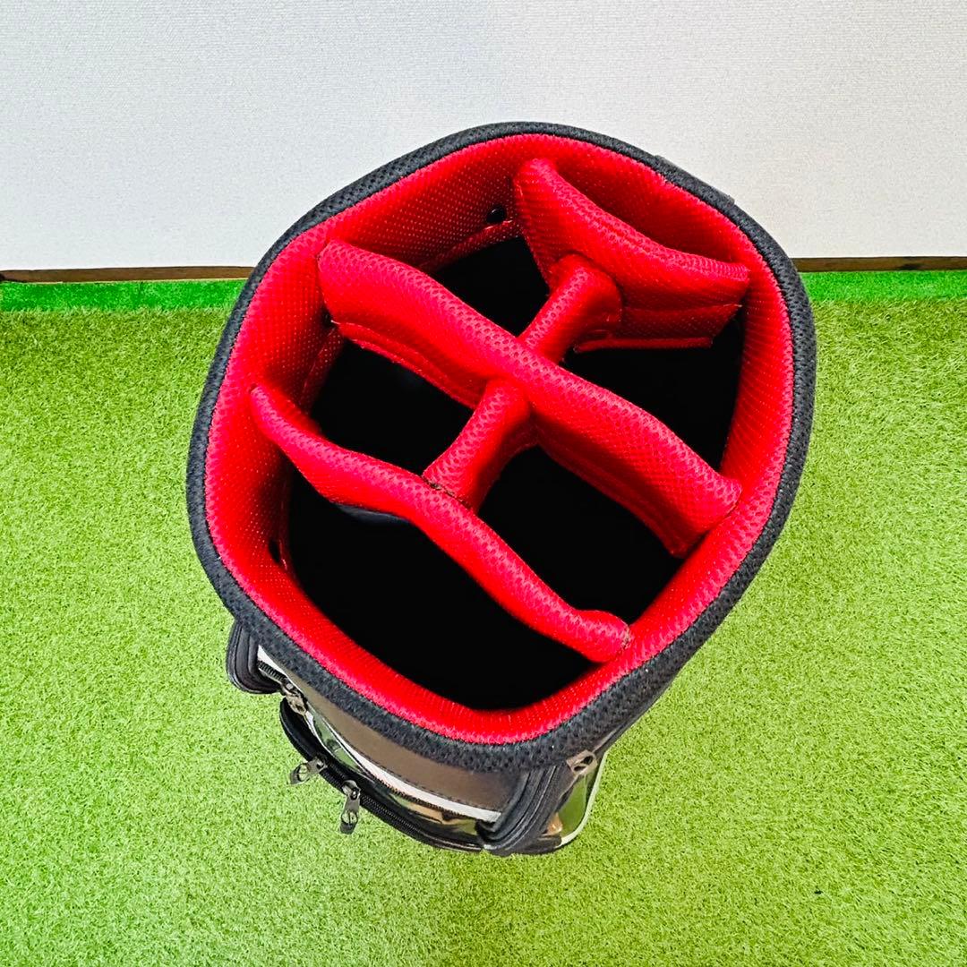 ナイキ ゴルフ キャディバッグ カート型 ブラック シルバー