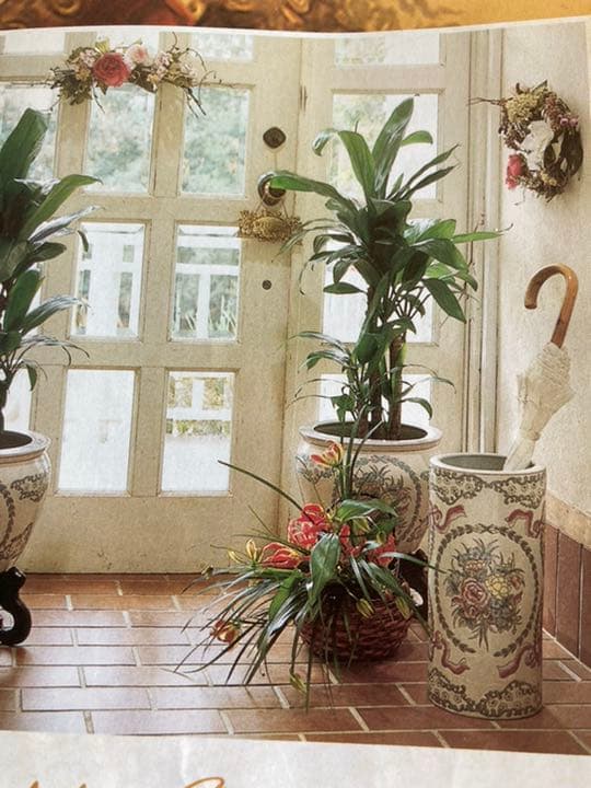 予約品★ジャパネスクバンブーバスケット大小2個セットアイアン取っ手ヴィンテージ