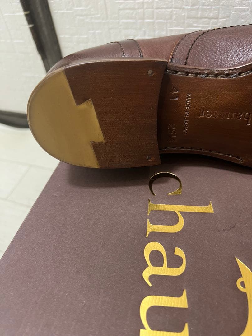 【未使用箱付き 】chausser キャップトゥ レースアップシューズC-721