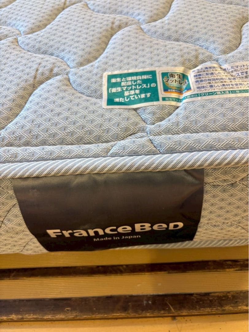 フランスベッド　高密度スプリングマットレス　TW-010α セミダブル　ハード