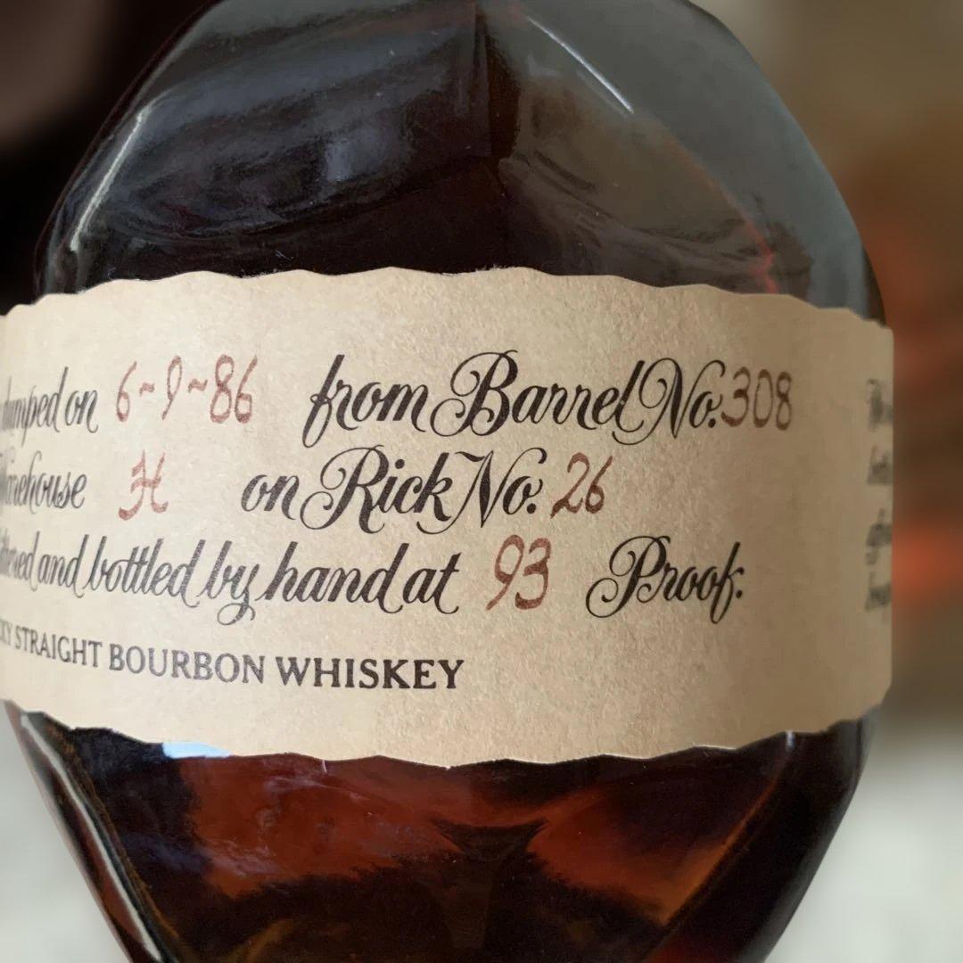 ブラントンBlanton1986年シングルバレル バーボンウイスキー　750ml