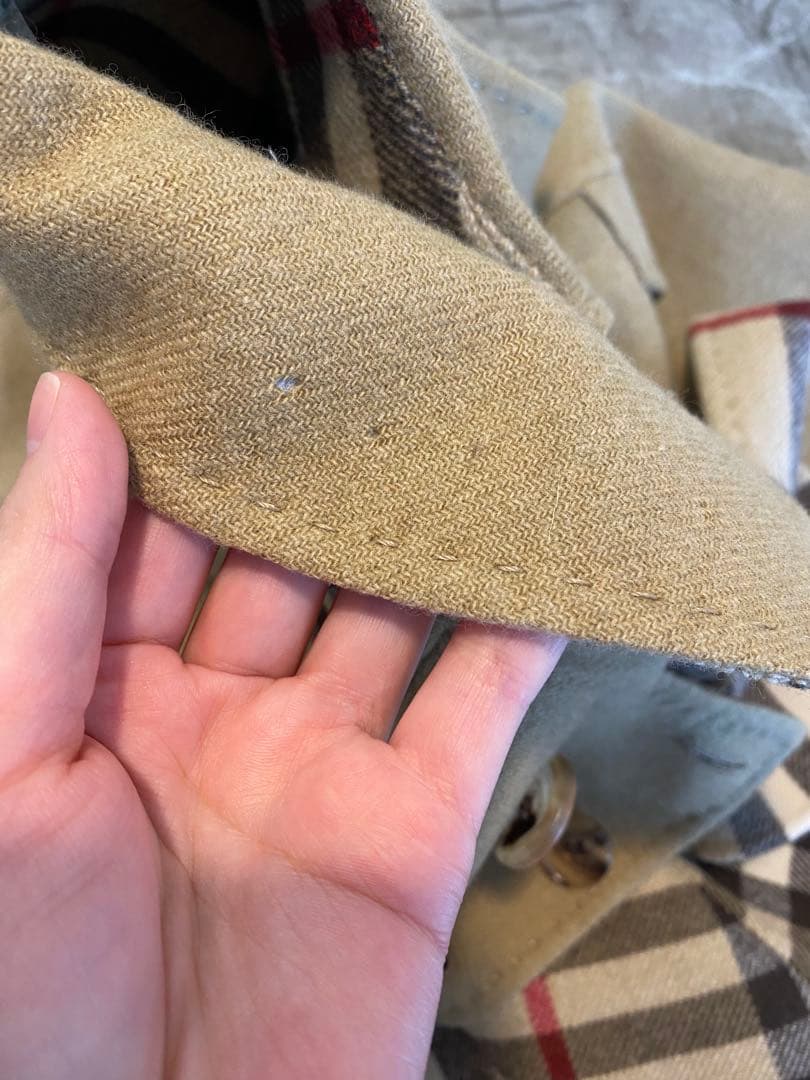 flim　Burberry ベージュ ケープコート