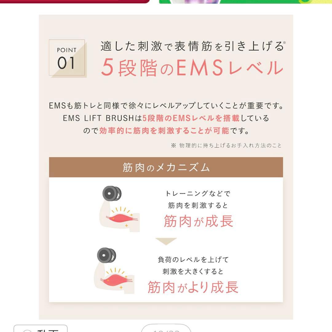 SALONIA EMS LIFT BRUSH 美顔器　電気ブラシ　サロニア