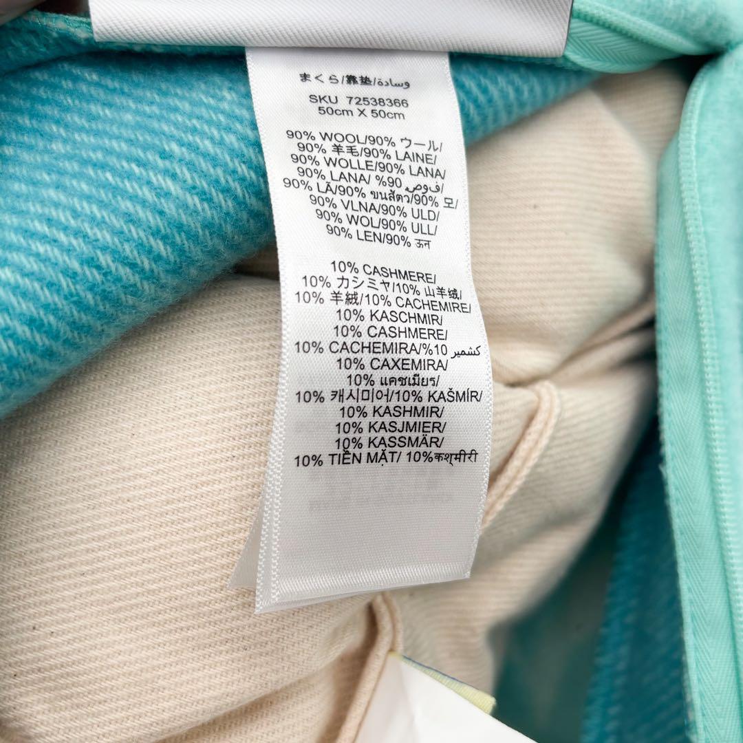 新品同様 ティファニー クッション Tトゥルー ウールカシミヤ