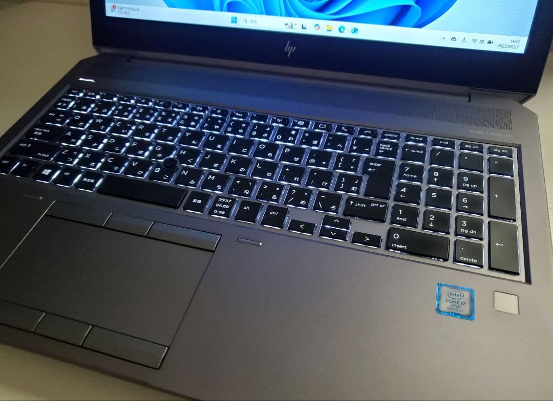 Windowsノート本体 HP Zbook Corei7 8850H Quadro P2000 32GB