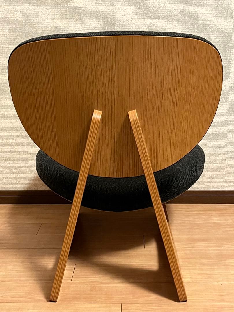 天童木工 低座イス（チャコールグレー）