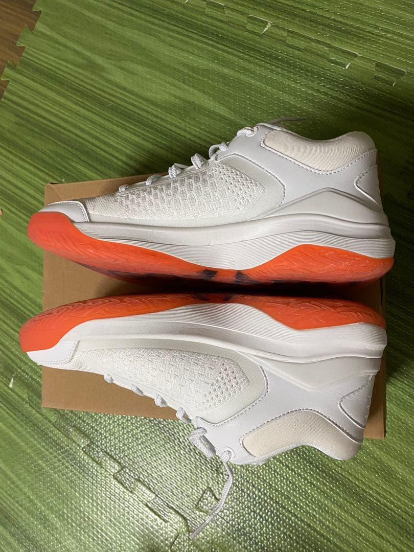 エゴザル　エゴブレイズ ホワイト×オレンジ　27cm