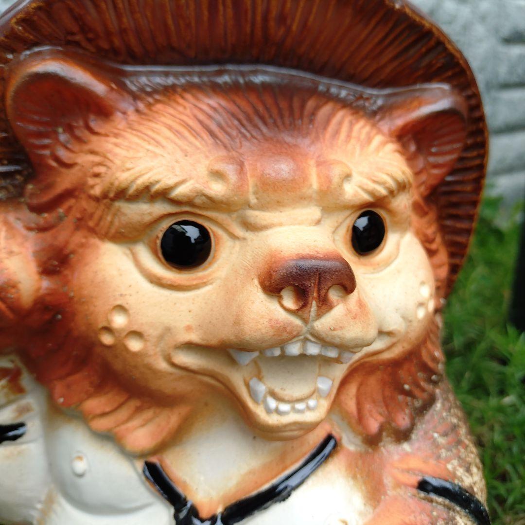 信楽焼　魔除け狸　シーサー狸　(2匹セット)狸　タヌキ　たぬき