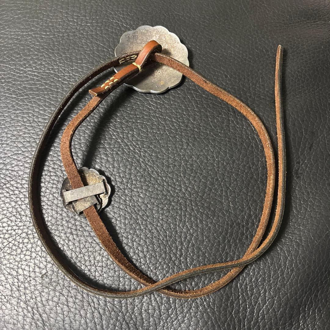 KAPITAL スカラップエッジ レザーベルト