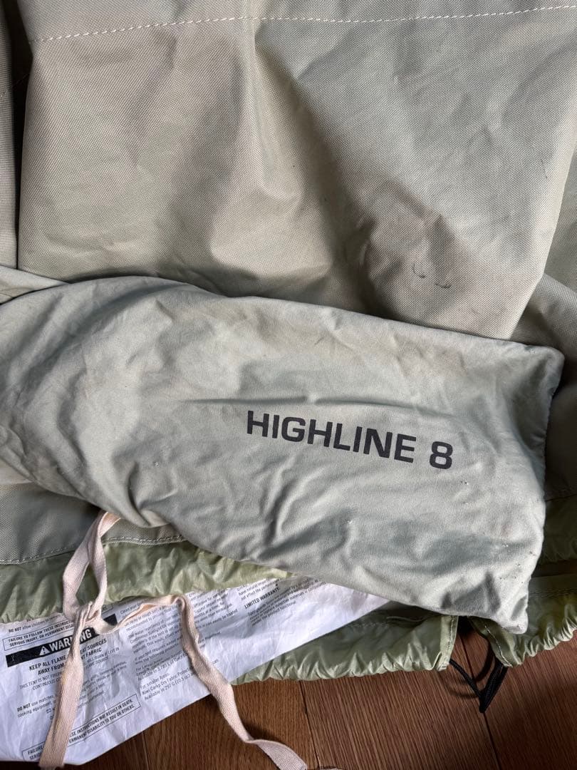 カーカムス　スプリングバーテント　ハイライン8 キャンプ