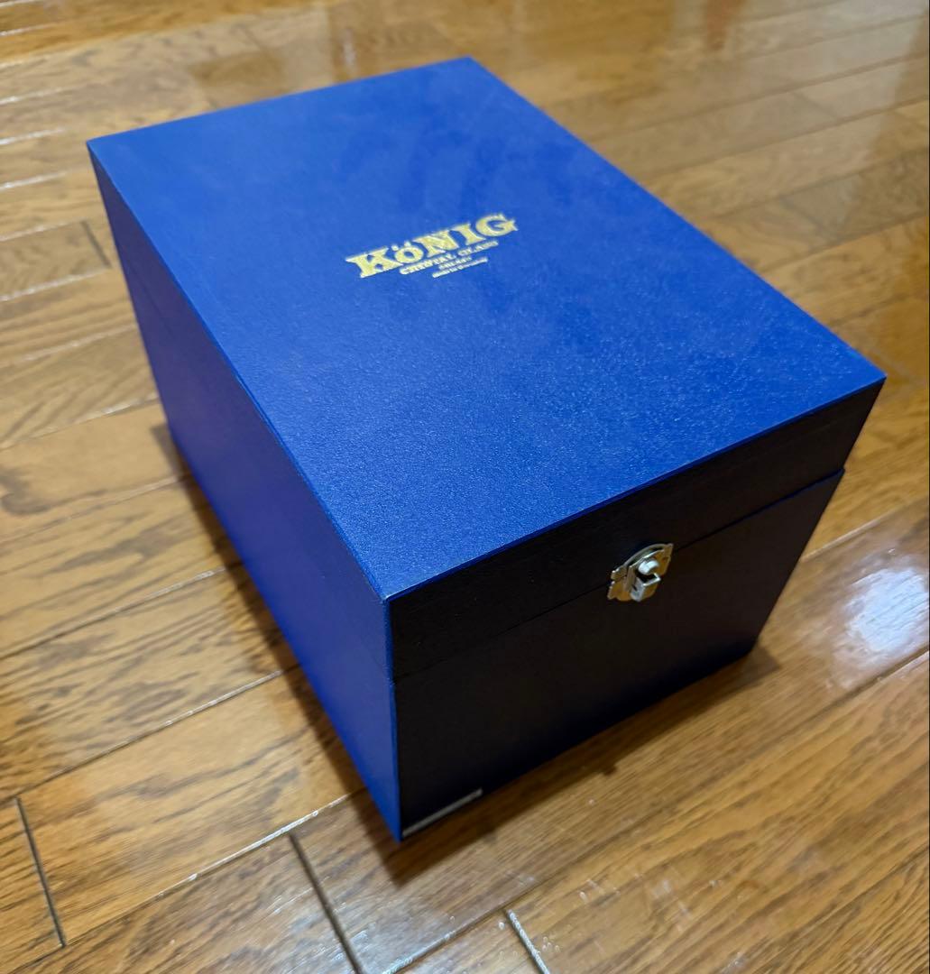 【美品】KONIG ケニッヒ クリスタルグラス ガラス 花瓶 花器 ドイツ製