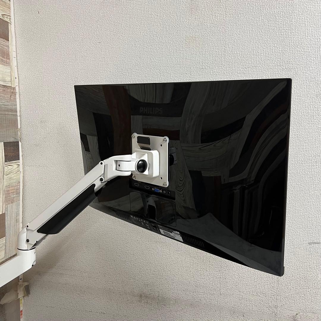 リクエスト価格全国送料込PHILIPS27型ブルーカットモニターアームスタンド付