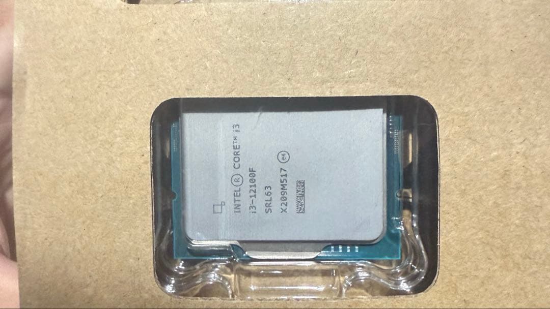 CPU Intel core i3 12100f
