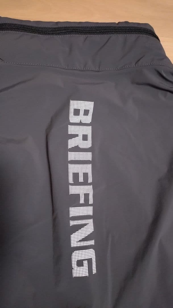 極美品■BRIEFING MS WIND JACKET /M/チャコール