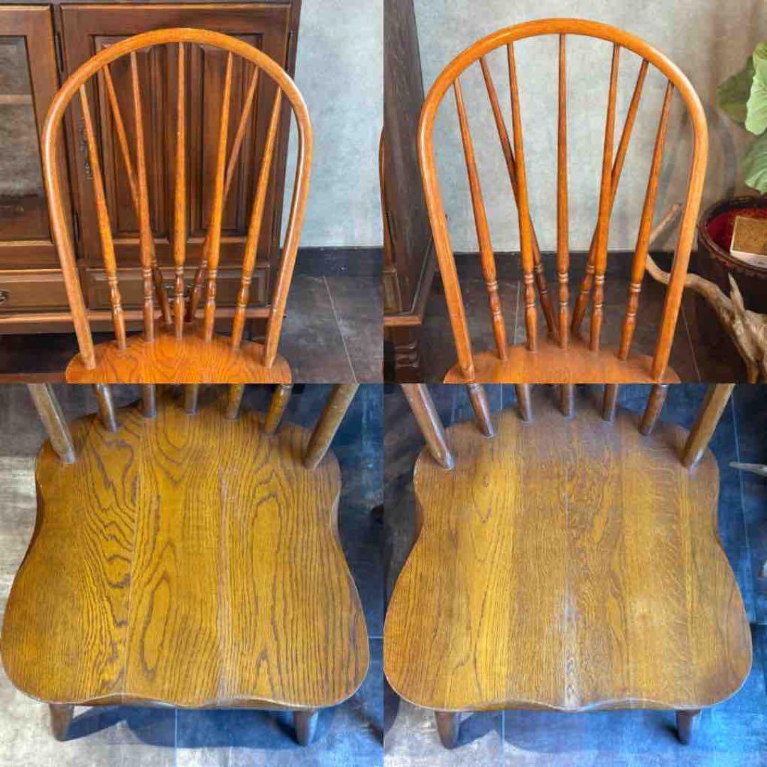 柏木工　KASHIWA ダイニング　フープバックチェア　ヴィンテージ　ISG