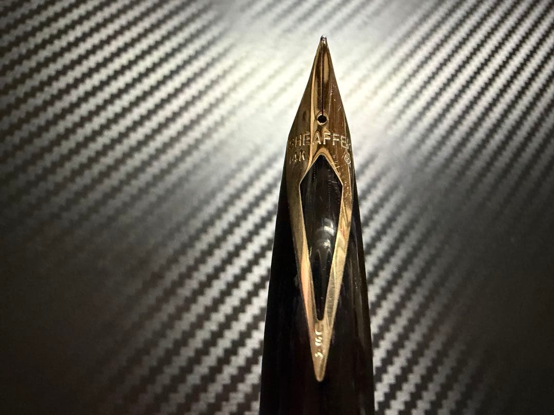 美品 シェーファー インペリアルゴールド F 細字 万年筆