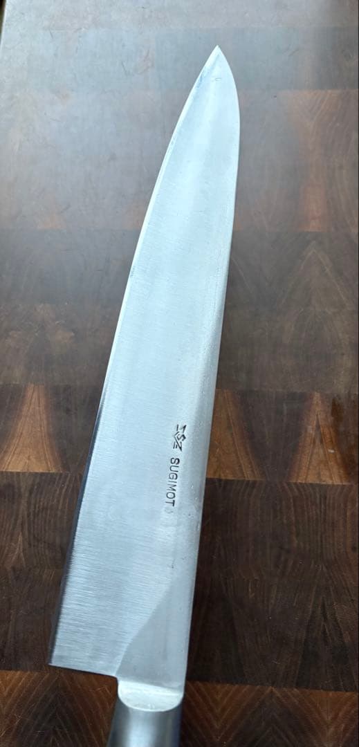 東京　杉本　牛刀　300mm 尺　包丁　全鋼　炭素鋼　研ぎ済　洋包丁　再生品