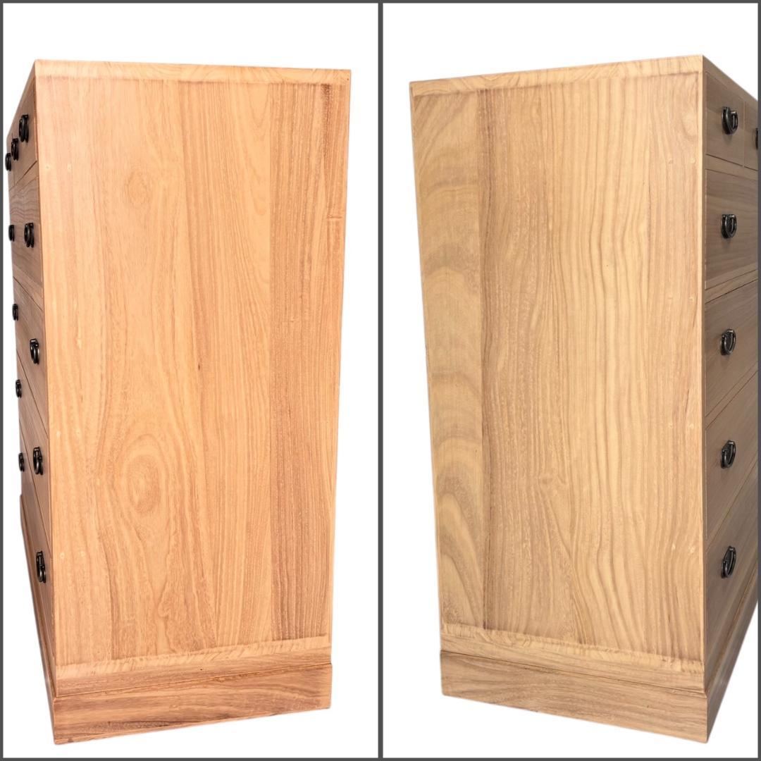 高級　加茂箪笥　桐タンス　5段