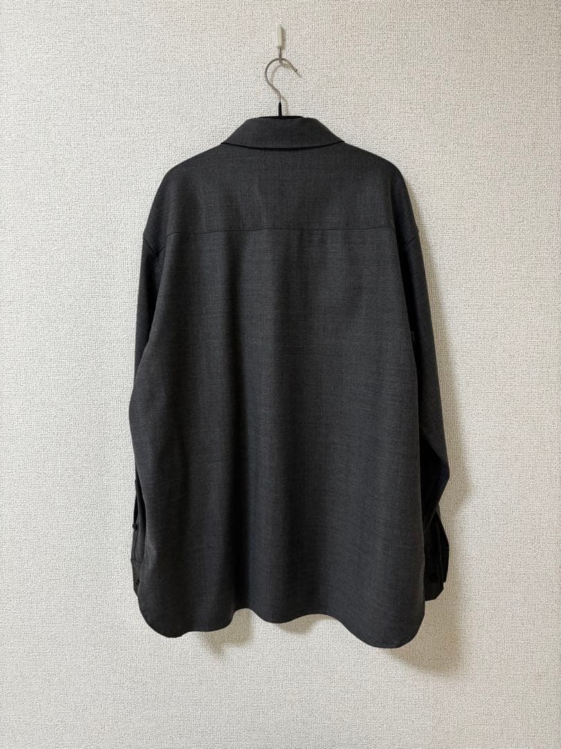 村山佳世子×Drawing Numbers スタンダードシャツ　チャコールグレー