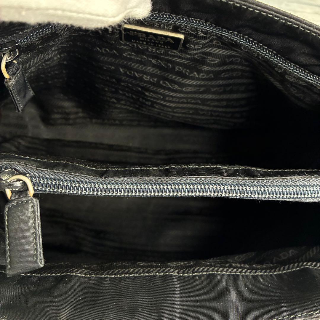 美品　155 PRADA プラダ　ハンドバッグ　トートバッグ　ブラック　qj4