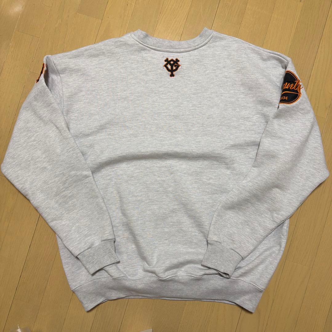 GIANTS × KEBOZ スウェット　トレーナー グレー　Lサイズ　ロゴ入り