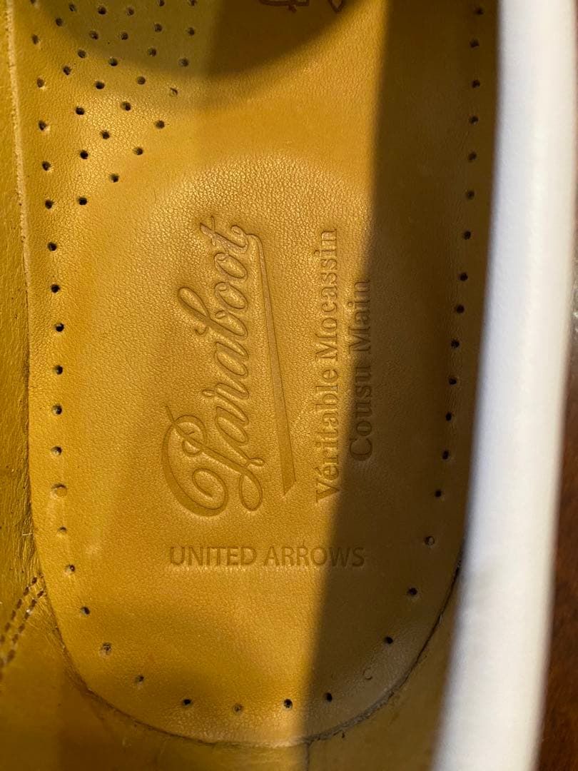 美品 Paraboot CORAUX 7.5 UNITED ARROWS 別注
