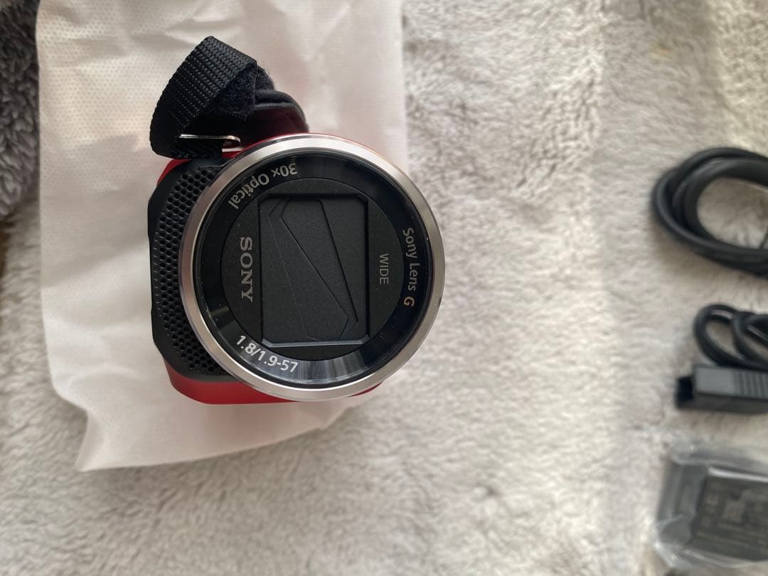 SONY HDR-CX680 ビデオカメラ 本体 レッド