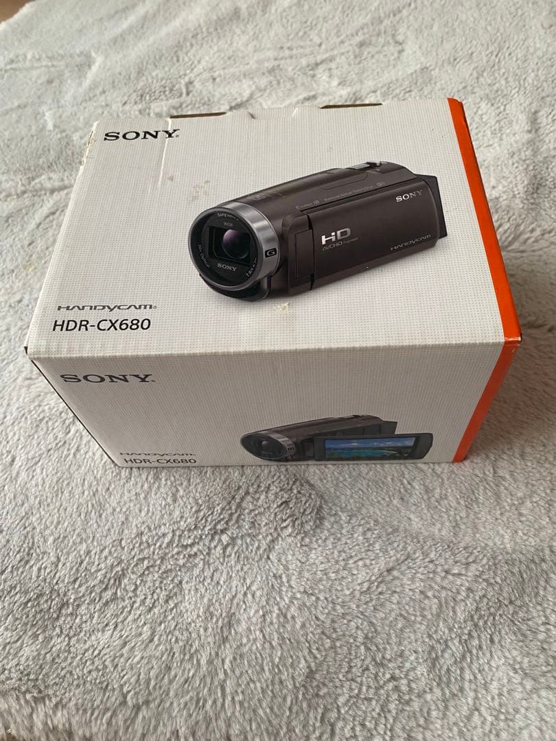 SONY HDR-CX680 ビデオカメラ 本体 レッド