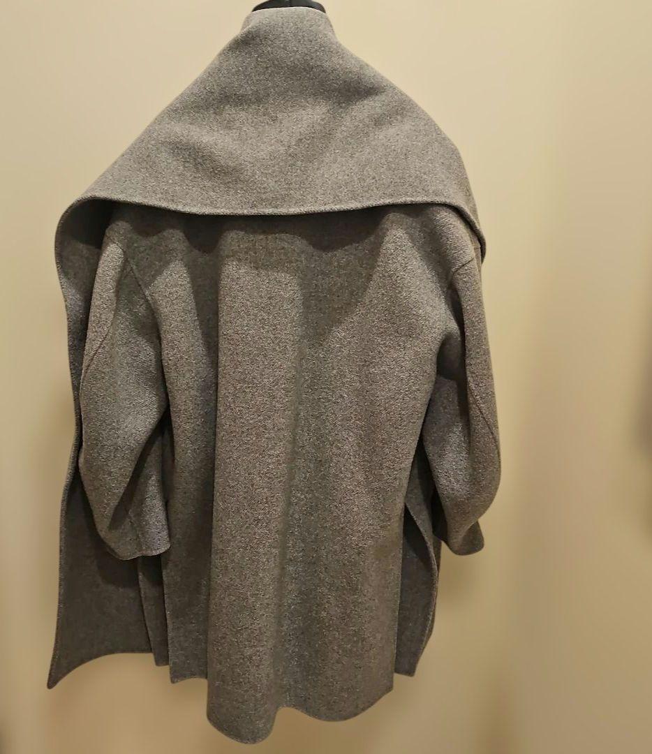 HYKE DOUBLE FACE COAT+SCALF ハイクスカーフ付きコート