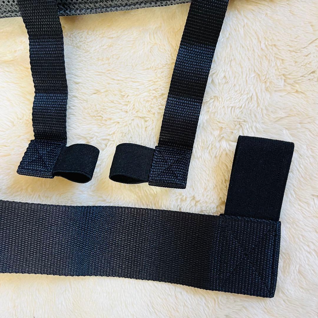 【美品✨】キューズベリー nico デニムオールメッシュ 抱っこ紐　腰パッド付き