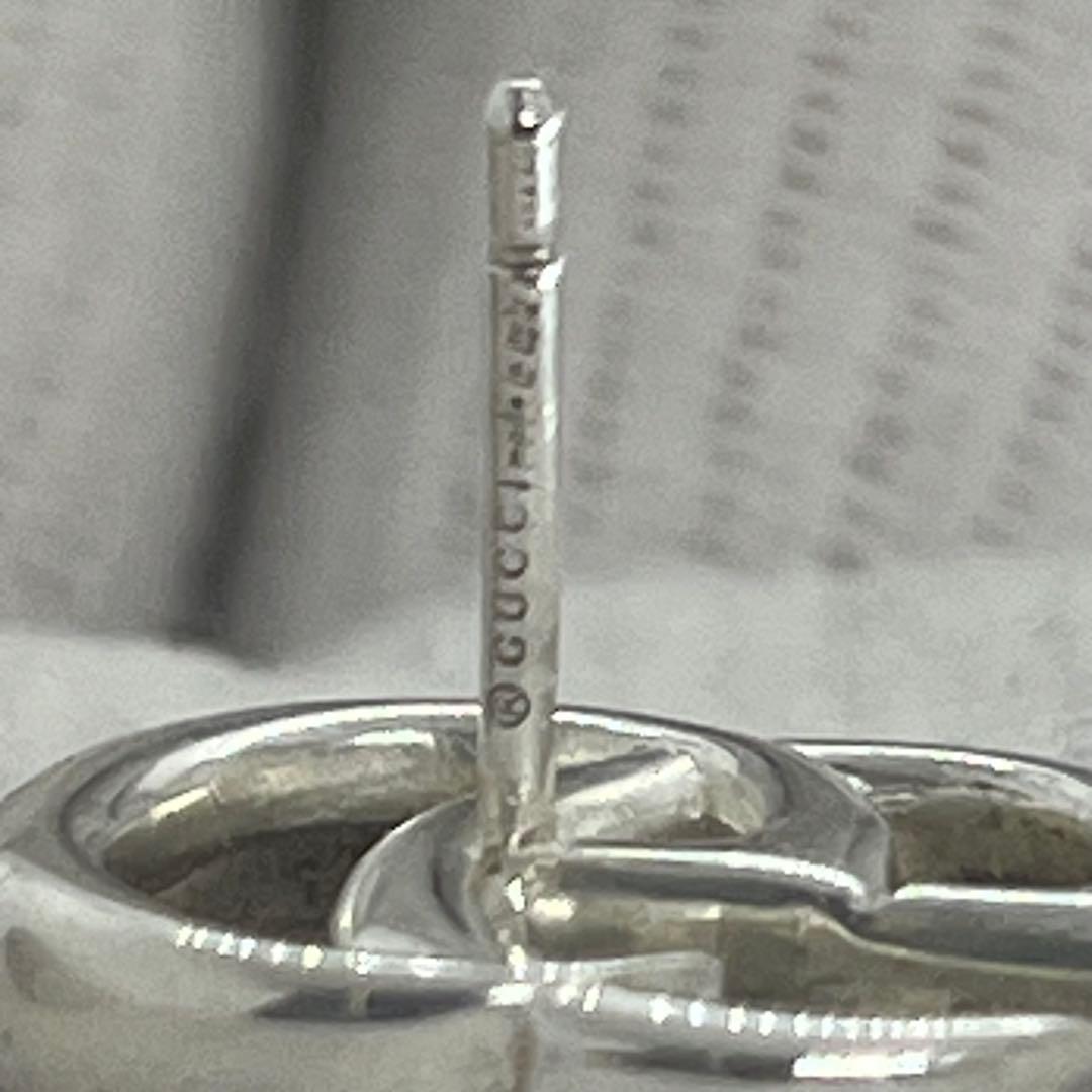 GUCCI ダブルG スタッズ 片耳 ピアス 053361