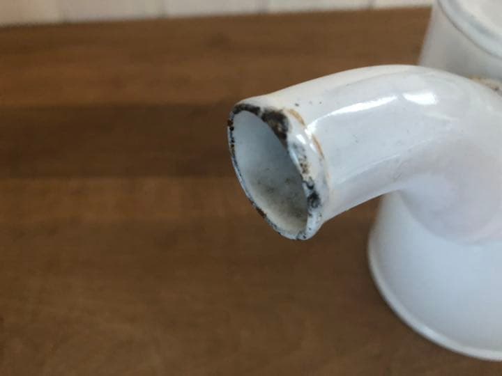 期間限定値下げ！アンティーク　ホーロー　ジョウロ