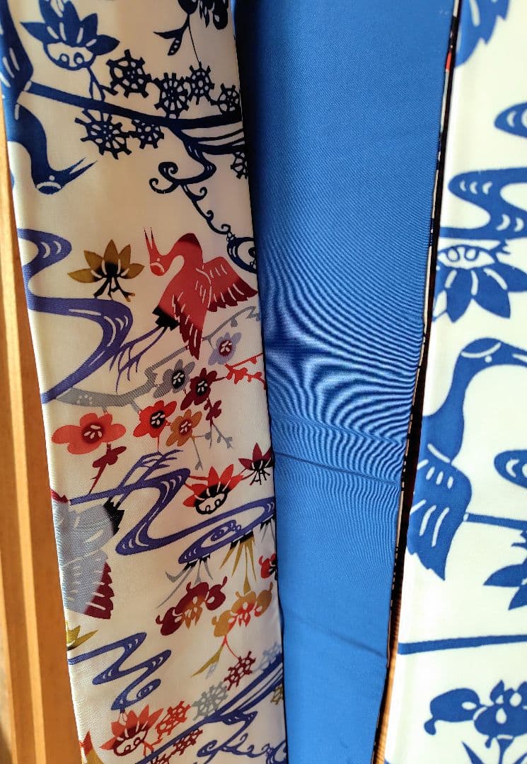 琉球紅型染め　上質の絹　名古屋帯