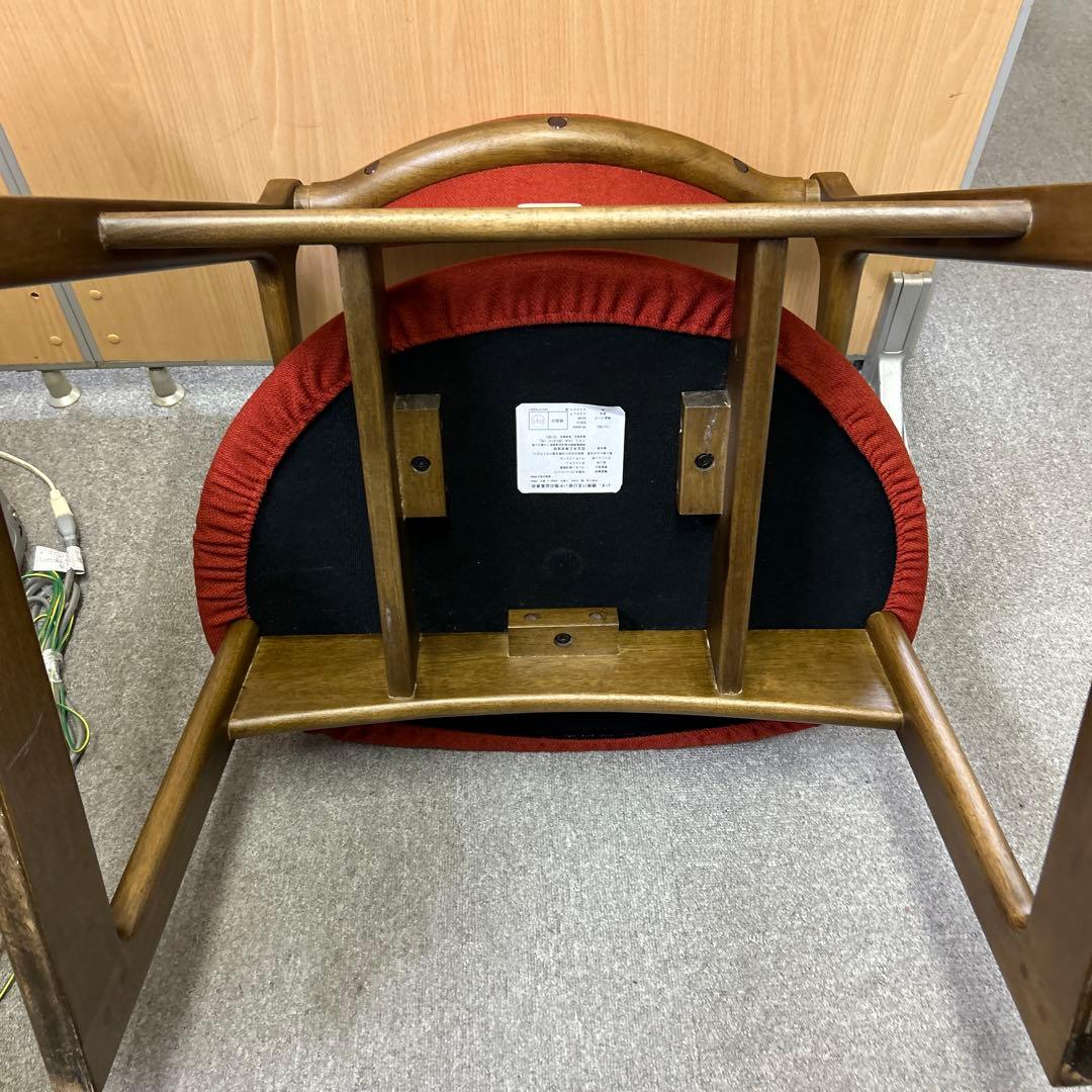 ダイニングチェア KIRITSU 起立木工 CAチェア 400CH-赤